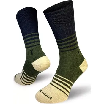 Pánské ponožky Northman merino ponožky na každodenní nošení Trojan2 Tmavě zelená 36-38