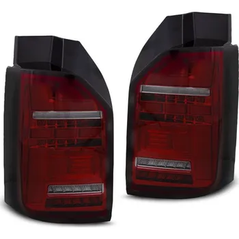 Zadní světlomet Zadní světla LED s LED dynamickým blinkrem VW T6 2015-2019 výklopné dveře, OEM žárovka - červená kouřová
