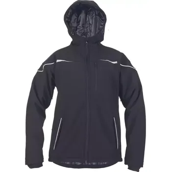 EMERTON STR zimní softshell bunda černá - v.4XL