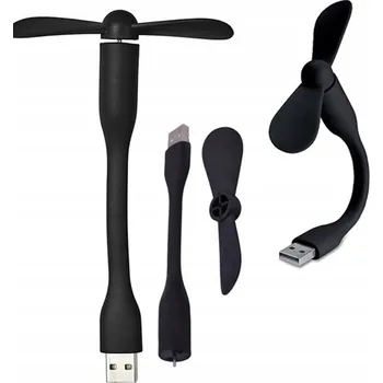 Domácí ventilátor Přenosný ventilátor PAKO WIATRACZEK WENTYLATOR MINI DO PC NA USB 85 mm