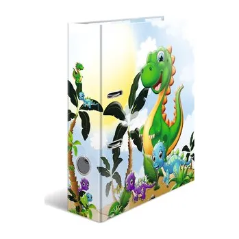 Archivační box Pákový pořadač A4/7cm Dinos/Dinosauři