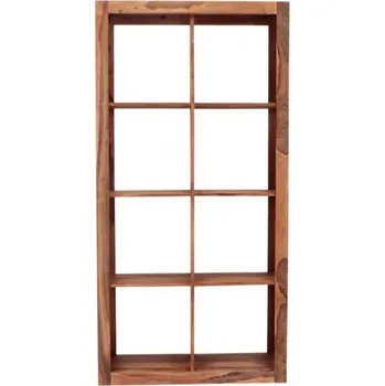 Knihovna Indický nábytek - Knihovna 90x180x35 Rami z indického masivu palisandr Super natural