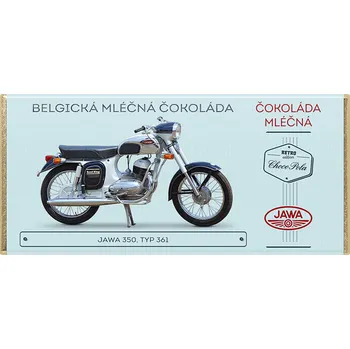 Čokoláda CHOCO POLA - JAWA 350, typ 361 - mléčná čokoláda 100g