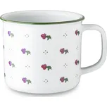 Velký plecháček, porcelán, růžové kytičky, 750 ml, G. Benedikt