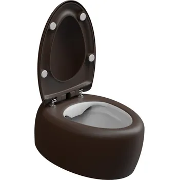 Klozet WC závěsné Touch, keramické, dvoubarevné, rimless, TOWCSOSCBI000035FI