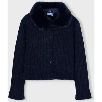Dívčí svetr Dětský kardigan Mayoral 4311.6L.Mini.9BYA námořnická modř 59X, vel. 104