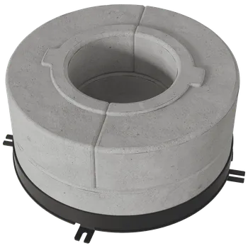 Krbové nářadí Sada akumulačních kotoučů na beton 4 ks. 2 vrstvy pro kamna REN/M AKU/B/4/2/V1