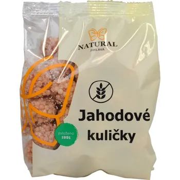 Jahodové kuličky bez lepku - Natural 150g
