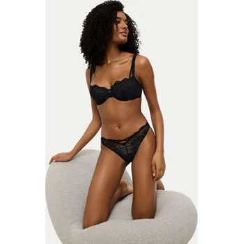 Dámské oblečení Triumph Kalhotky string Palina Moonlight Kiss 10224827 Černá 40