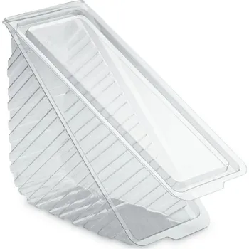 Svačinový box Box na sendviče R-PET 185/78/85mm 4-vrstvý, 1 karton (840ks)