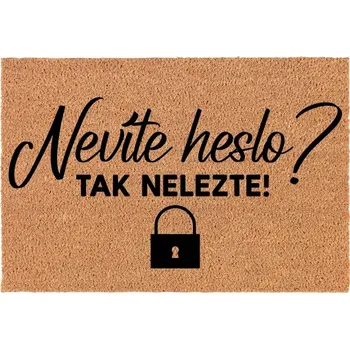 Rohožka Kokosová Vstupní Rohožka Dekorativní | Veselý Dárek Neklikejte