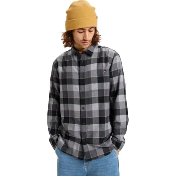 Pánská košile košile Quiksilver Motherfly Plaid LS - KZM1/Iron Gate Motherfly Check L