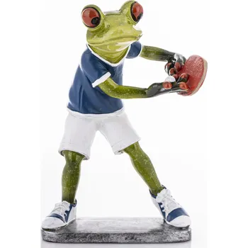 Keramická žabka – pingpongista
