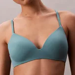 Calvin Klein - Perfectly fit podprsenka triangle bez kostic vyztužená slate turquoise 85C QF8013