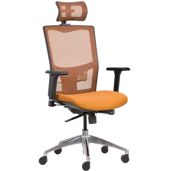 ANDREAS 4D, židle kancelářská, oranžová