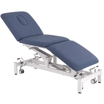 Nábytek do ordinace MEDIPLUS 3, lehátko vyšetřovací zdravotní, elektricky stavitelné, 3- segmentové, barva Medi SK tmavě modrá