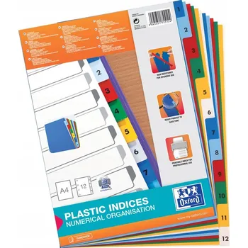 Papírové rozřazovače Elba A4