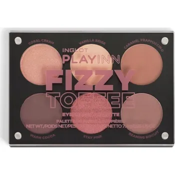 Oční stíny Paletka očních stínů INGLOT PLAYINN FIZZY TOFFEE