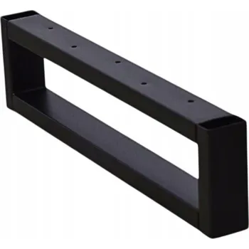 Obraz KOVÁNÍ, KOVOVÉ NOHY K SKŘÍŇCE, POHOVCE 30x10 CM ČERNÉ 4x2 CM LOFT INDUSTRIAL 1 KS