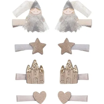 MIMI & LULA Sponky do vlasů Princess Castle Clip – set 8 ks