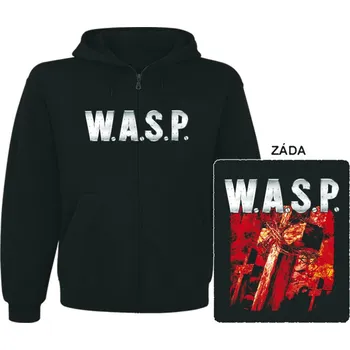 Pánská mikina W.A.S.P. - mikina s kapucí a zipem 1