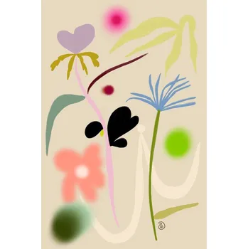 Plakát Plakát, Obraz - QUIET FLOWERS DANCE, Sandra Poliakov