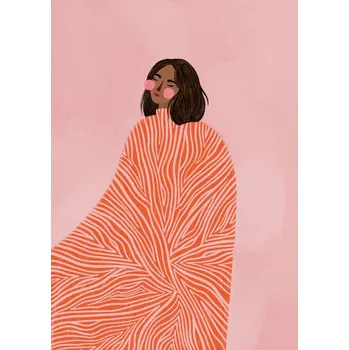 Plakát Plakát, Obraz - The Woman With the Swirls, Bea Muller