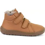 Zimní barefoot boty Froddo Furry cognac 32