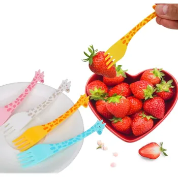 Párátko a napichovátko Napichovátka - VIDLIČKY - ŽIRAFY - 12 ks (Značka: JETTING)