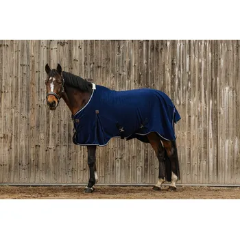 Deka pro koně EQUITHÈME Deka odpocovací Vague Equithème, navy Délka zad: 145 cm