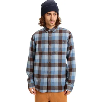 Pánská košile košile Quiksilver Motherfly Plaid LS - BND1/China Blue Motherfly Check M