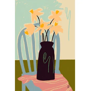 Plakát Plakát, Obraz - Daffodils, Sandra Poliakov