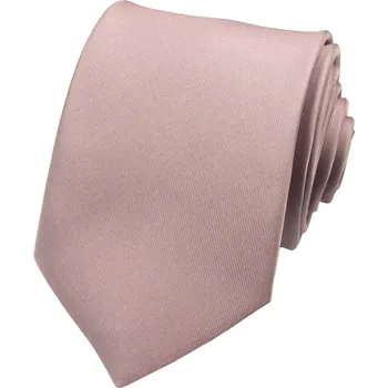 Kravata Tmavě starorůžová pánská kravata matná
