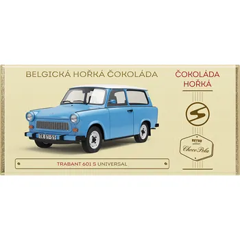 Čokoláda CHOCO POLA - Trabant 601 S Universal - hořká čokoláda 100g