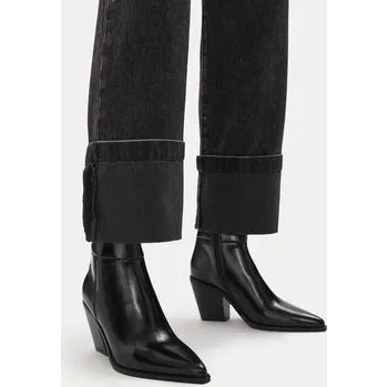 Dámské kozačky Polokozačky JENNY CEO-LS6336-01 Černá 39