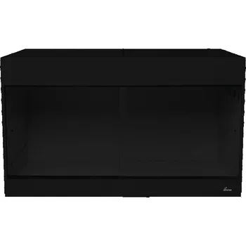 Terárium Diversa Dřevěné terárium s nástavcem 120 x 50 x 72 cm - Černá