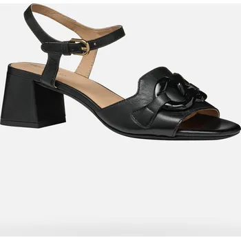 Dámské sandále Dámské sandály GEOX G000893 ČERNÁ 38,5