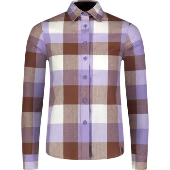 Dámská košile Dámská flanelová košile NORDBLANC HALCYON NBSSL8244 FIALOVÁ 38