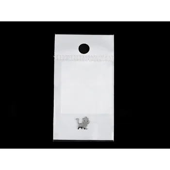 Přívěsek Přívěsek z nerezové oceli kočka, barva 1 platina