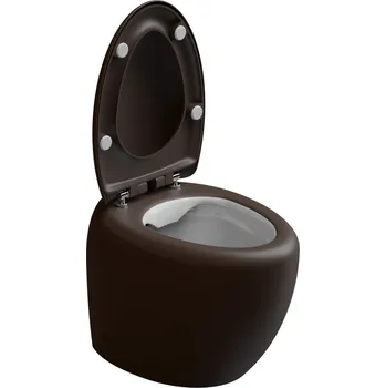 Klozet WC mísa stojící Touch, rimless , keramická, dvoubarevná TOWC01SCBI000035FI