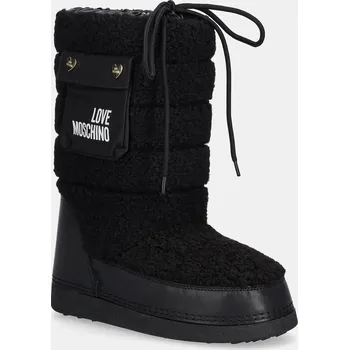 Dámská zimní obuv Sněhule Love Moschino černá barva, JA24452G0NISM00A 99X, EUR 41/42