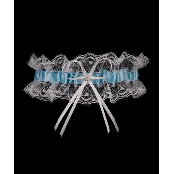 Podvazek PW-27 bílomodrá - Julimex Barva: bílo-modrá, Velikost: uni