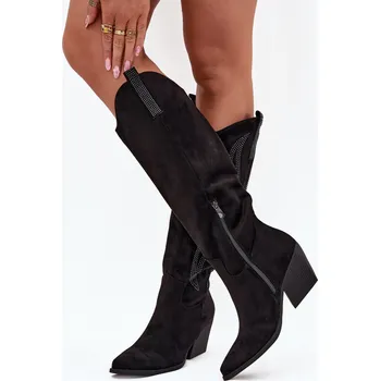 Dámské kozačky Kozačky na podpatku model 218491 Step in style 40