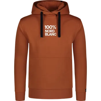 Pánská mikina Pánská mikina NORDBLANC VORTEX NBSMS8222 HNĚDÁ XXL