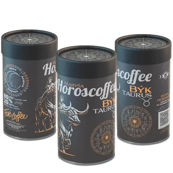 Káva Fixi Horoscoffee – Býk – káva dle znamení horoskopu zrnková / papírová tuba / 250 g