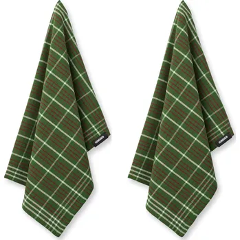 Utěrka Humdakin Utěrka z organické bavlny Festive Forest – set 2 ks