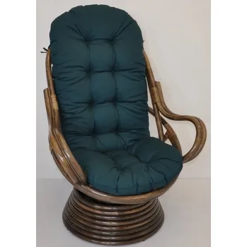 Podsedák Axin Trading s.r.o. Polstr na křeslo Swivel zelený dralon