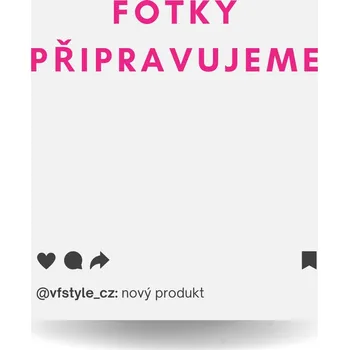 VFstyle Sametová scrunchie gumička černá