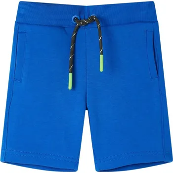 Chlapecké kraťasy vidaXL Dětské kraťasy se šňůrkou světle melanž 116 [11706] Barva: Modrá
