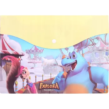 Obálková složka deli na patentku A4 řada Explora, organizér